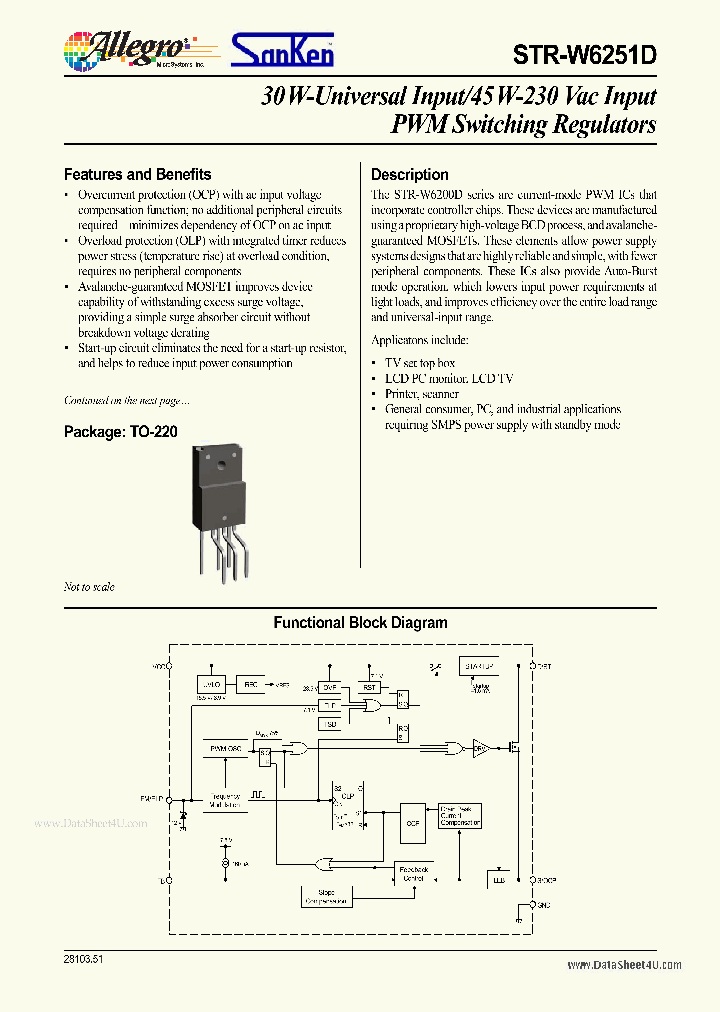 STRW6251D_40617.PDF Datasheet