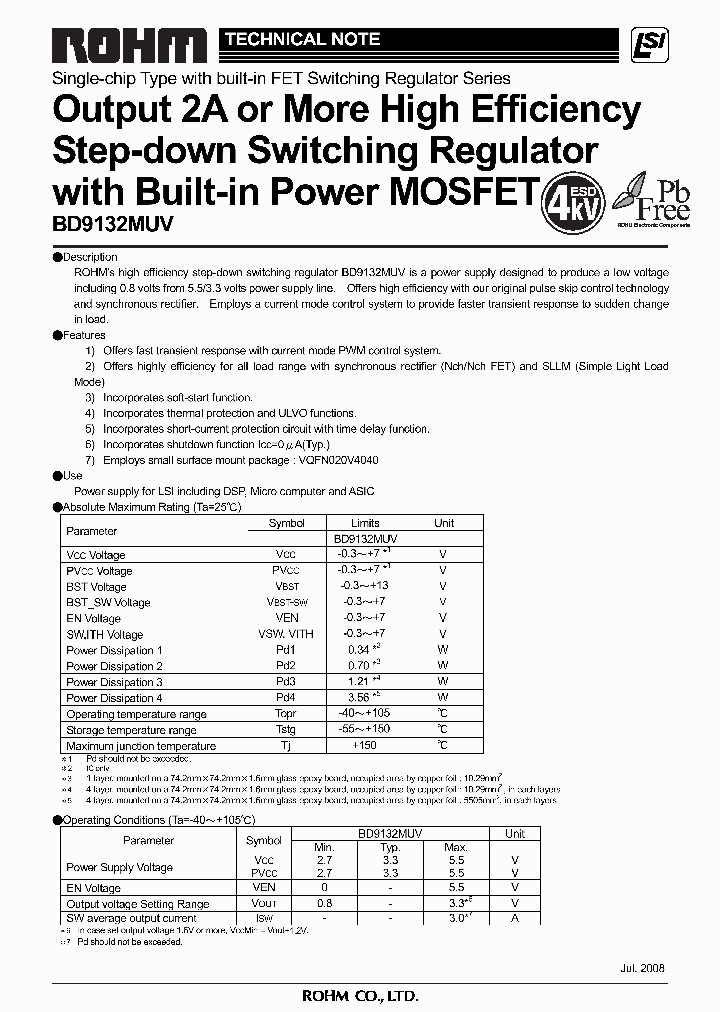 BD9132MUV_62212.PDF Datasheet