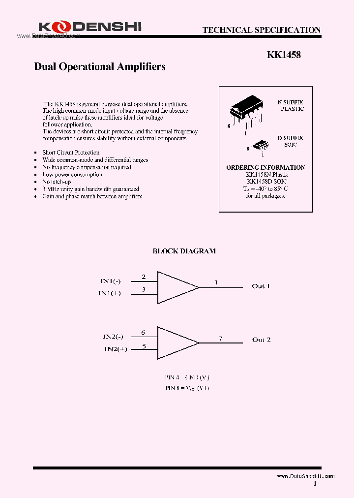 KK1458_40715.PDF Datasheet