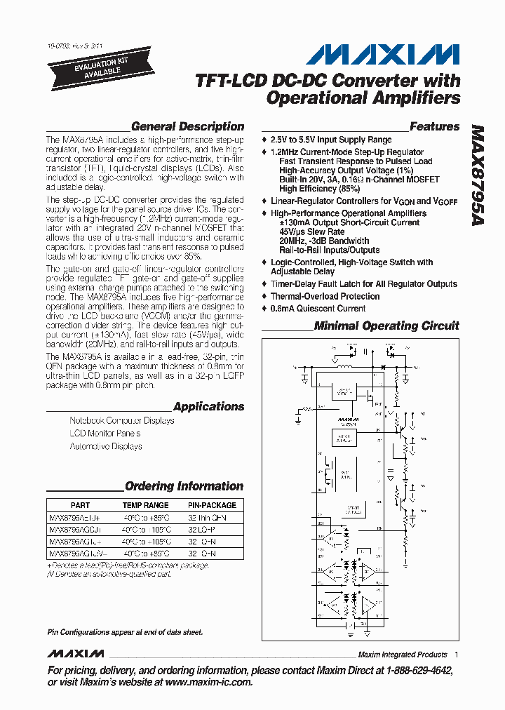 MAX8795AGCJ_61940.PDF Datasheet