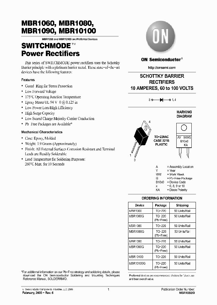 MBR10100_41360.PDF Datasheet