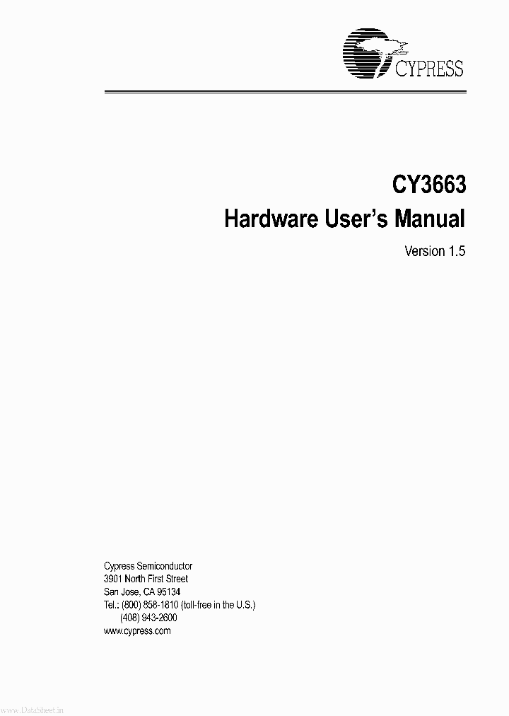 CY3663_42704.PDF Datasheet