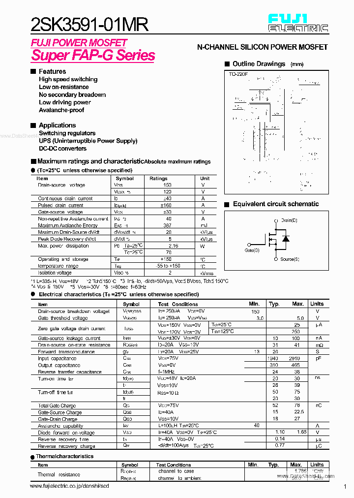 K3591_42948.PDF Datasheet Download --- IC-ON-LINE