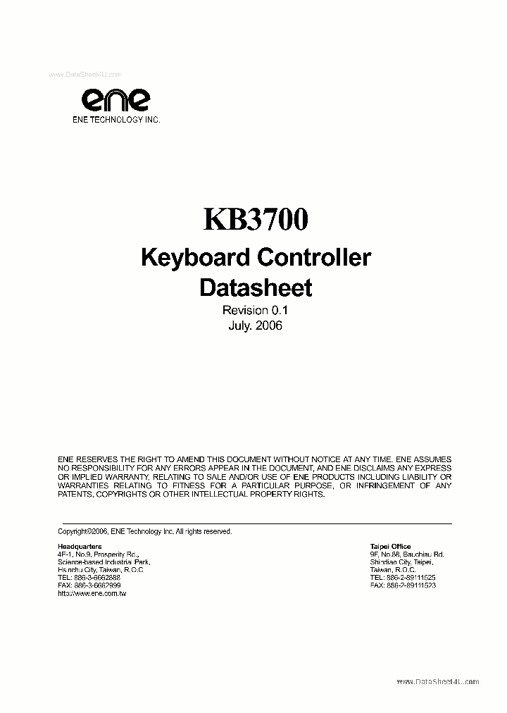 KB3700_43128.PDF Datasheet