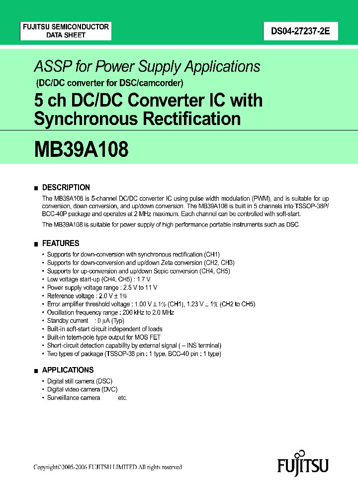 MB39A108_70302.PDF Datasheet