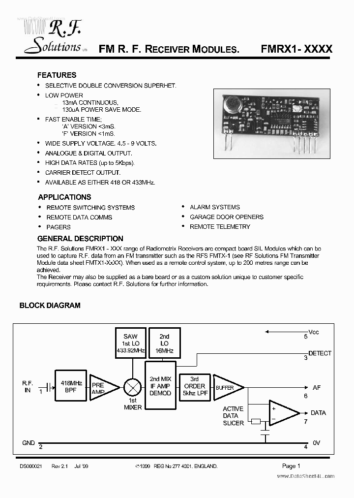 FM-RX1-433A_43417.PDF Datasheet