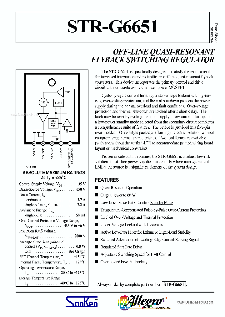 STRG6622_43726.PDF Datasheet