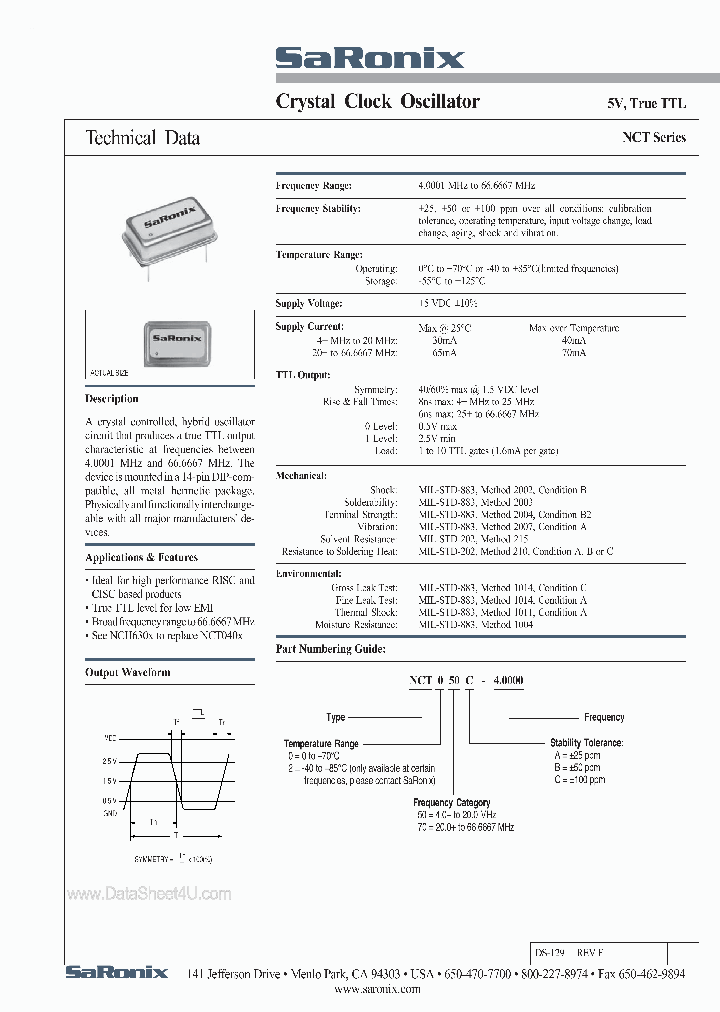 NCT050A_73835.PDF Datasheet