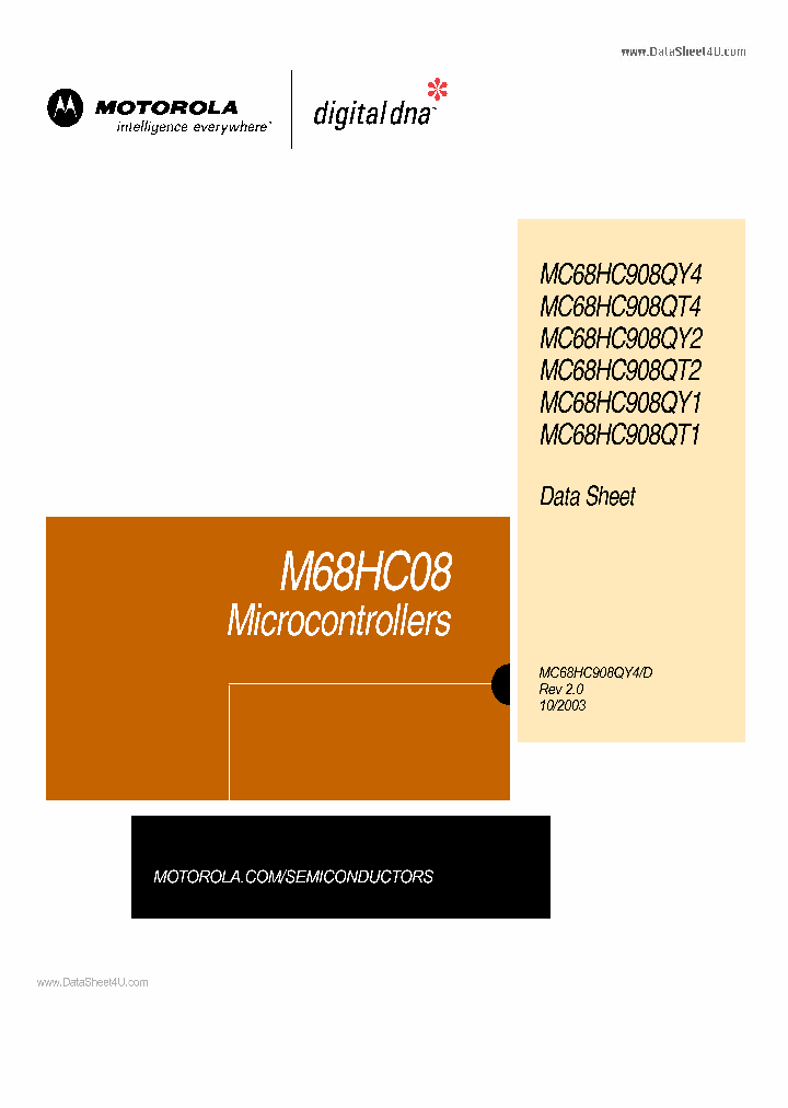 MCHC908QT1_80453.PDF Datasheet