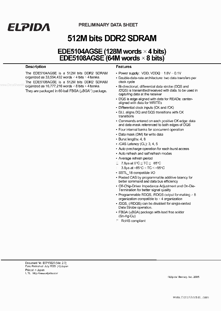 E5108ASE_44789.PDF Datasheet