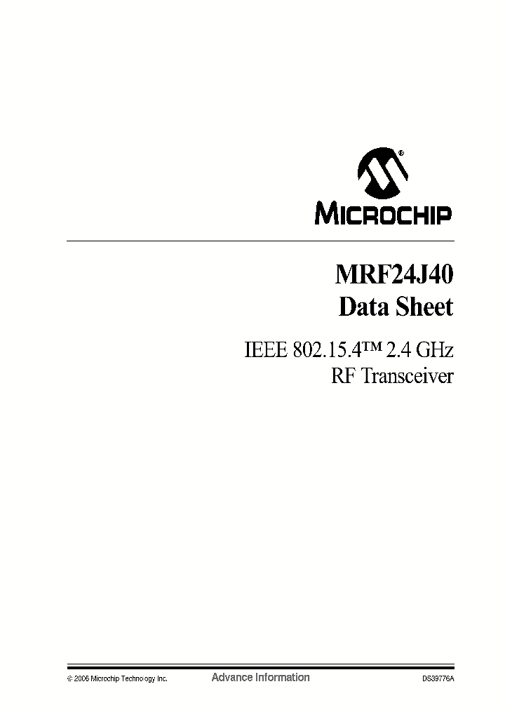 MRF24J40_85840.PDF Datasheet