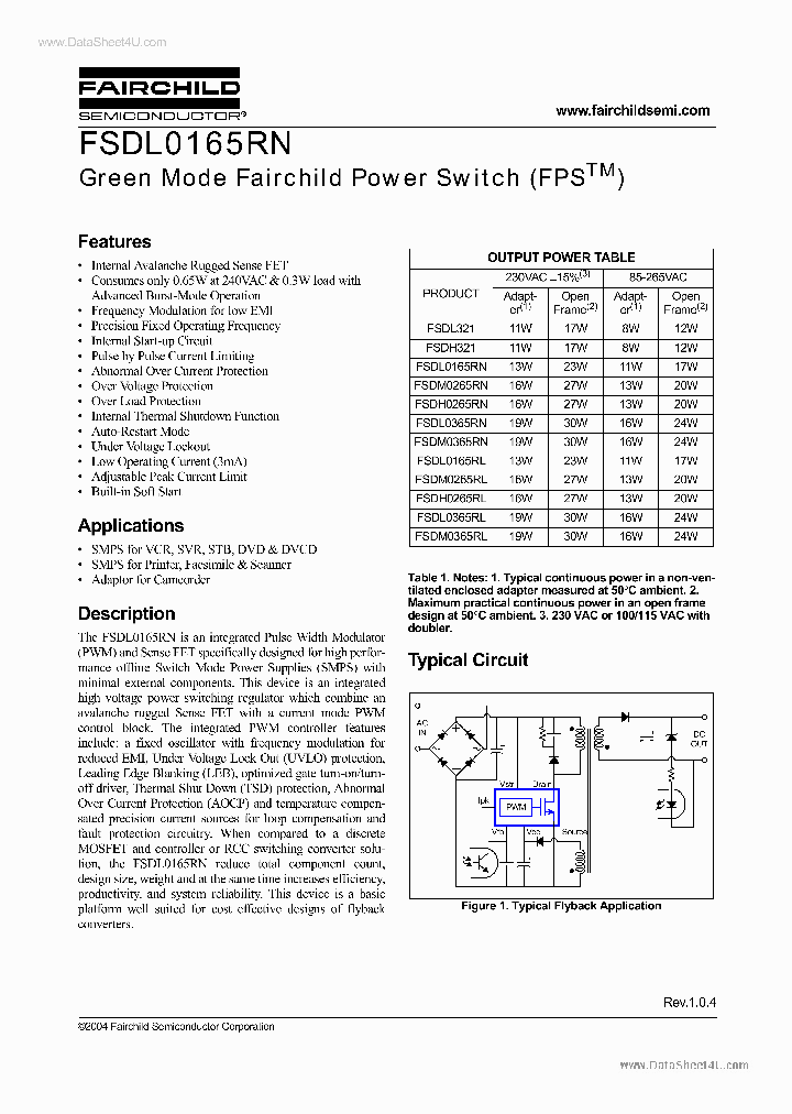 DM0265R_44839.PDF Datasheet Download --- IC-ON-LINE