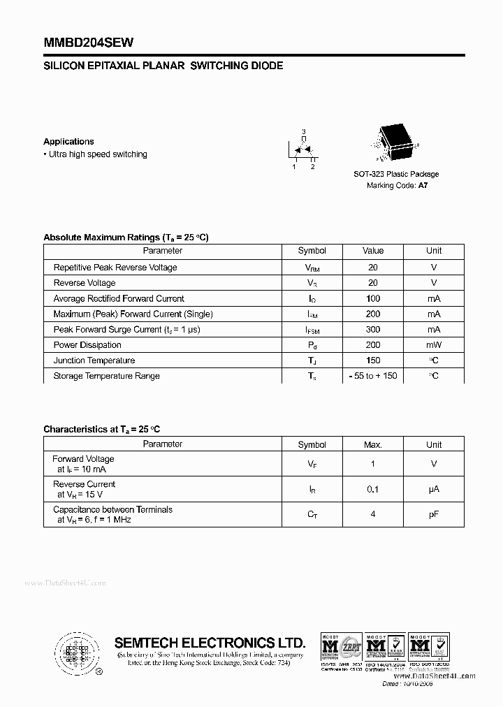 MMBD202SEW_45021.PDF Datasheet