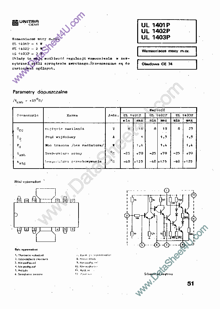 UL1401P_45454.PDF Datasheet Download --- IC-ON-LINE