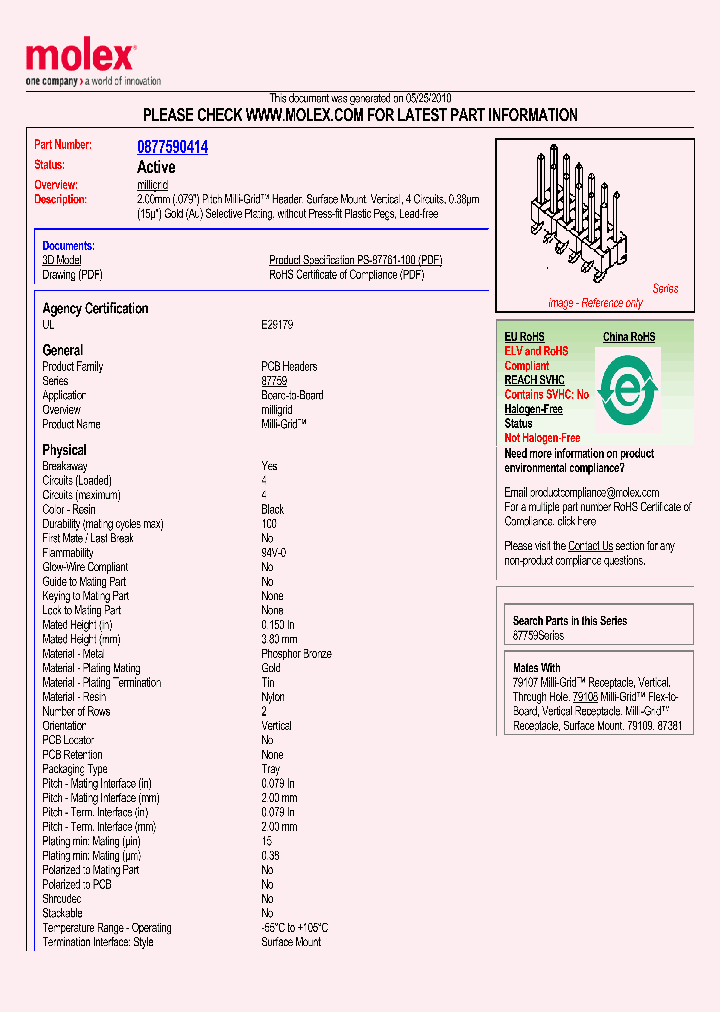 0877590414_102015.PDF Datasheet