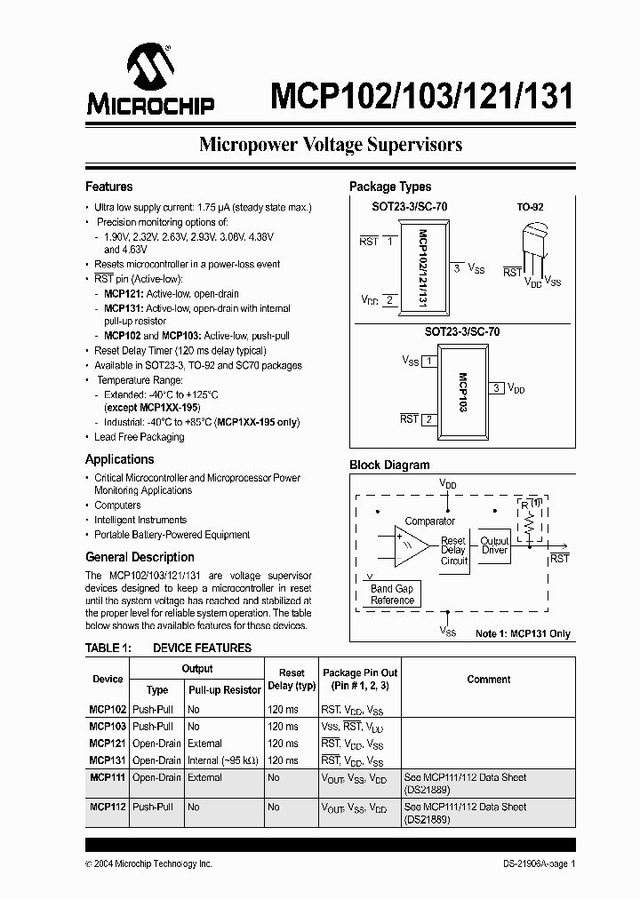 MCP103_106798.PDF Datasheet