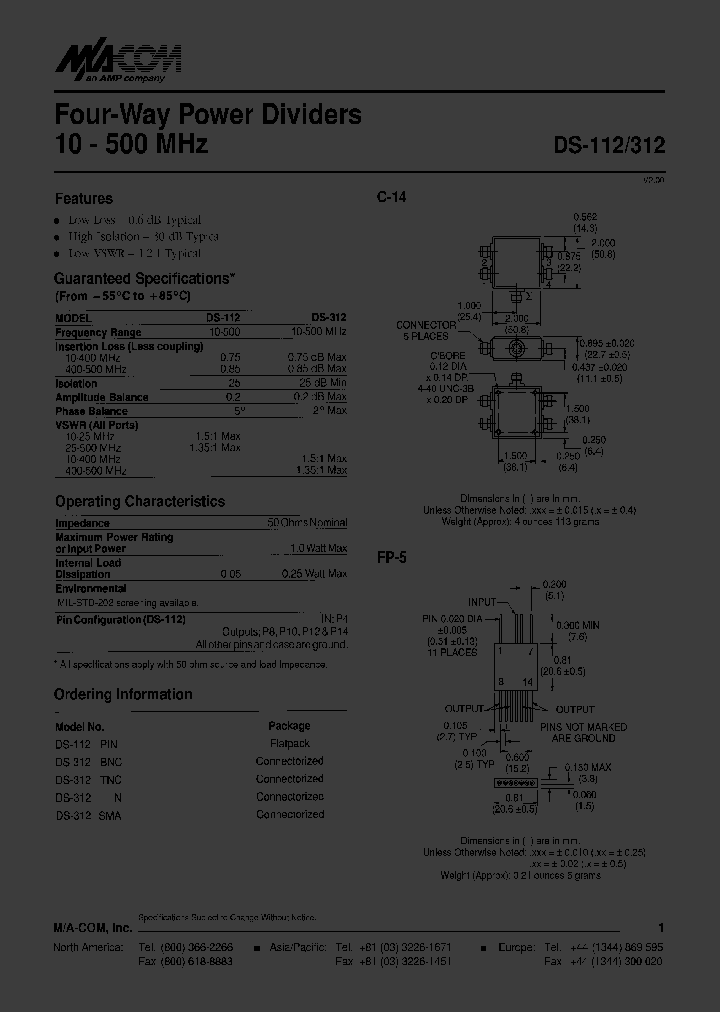DS-312BNC_100434.PDF Datasheet