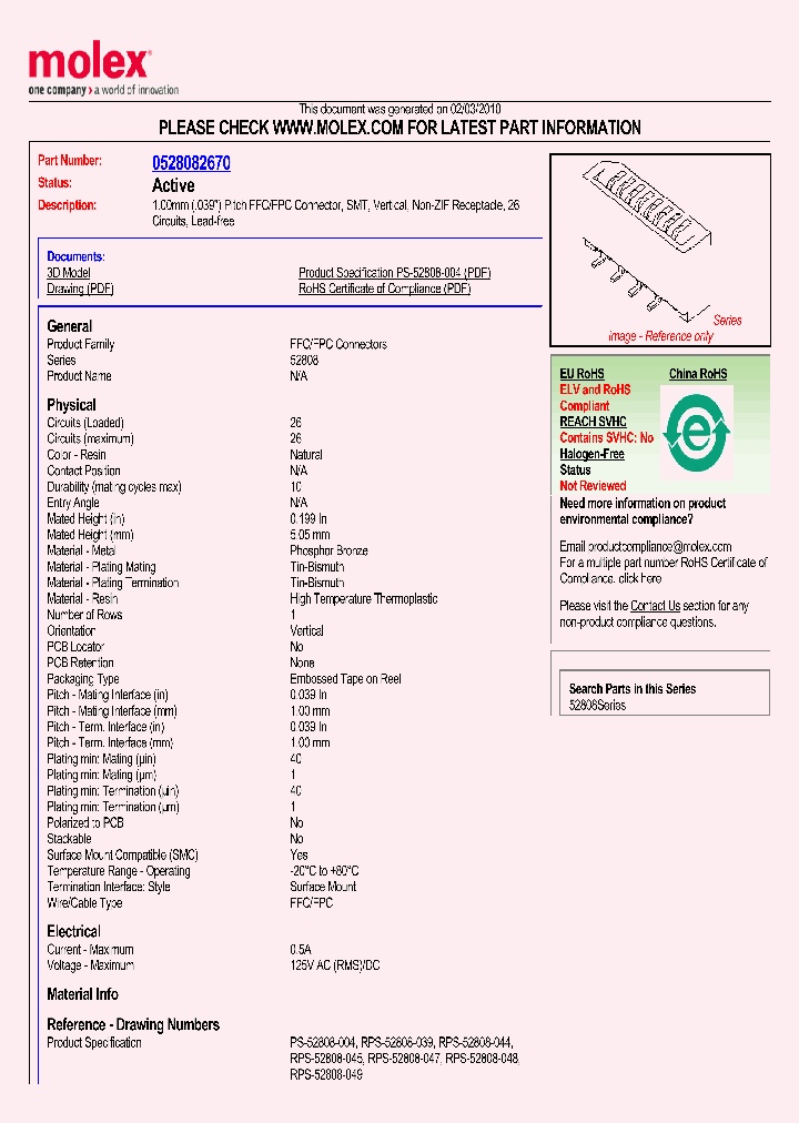 52808-2670_100908.PDF Datasheet