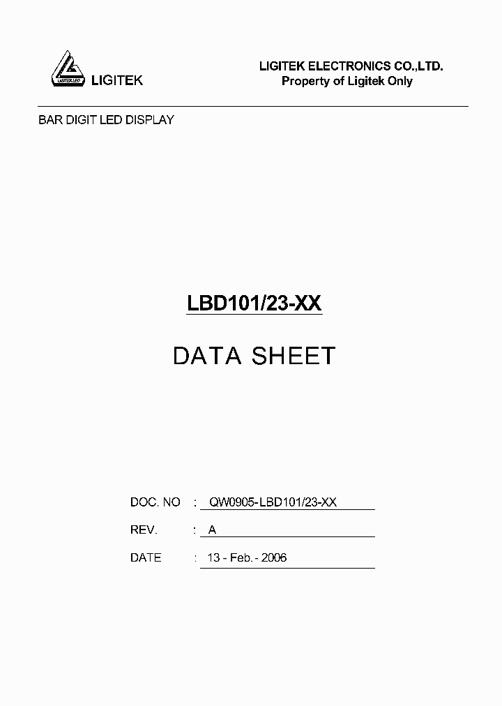 LBD101-23-XX_119449.PDF Datasheet