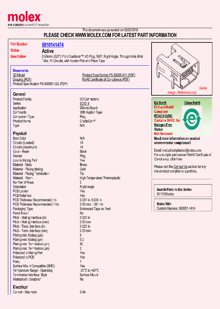 501014-1474_109410.PDF Datasheet