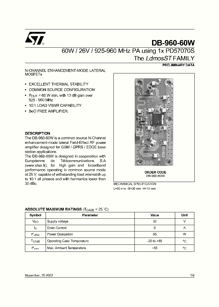 DB96060W_130512.PDF Datasheet Download