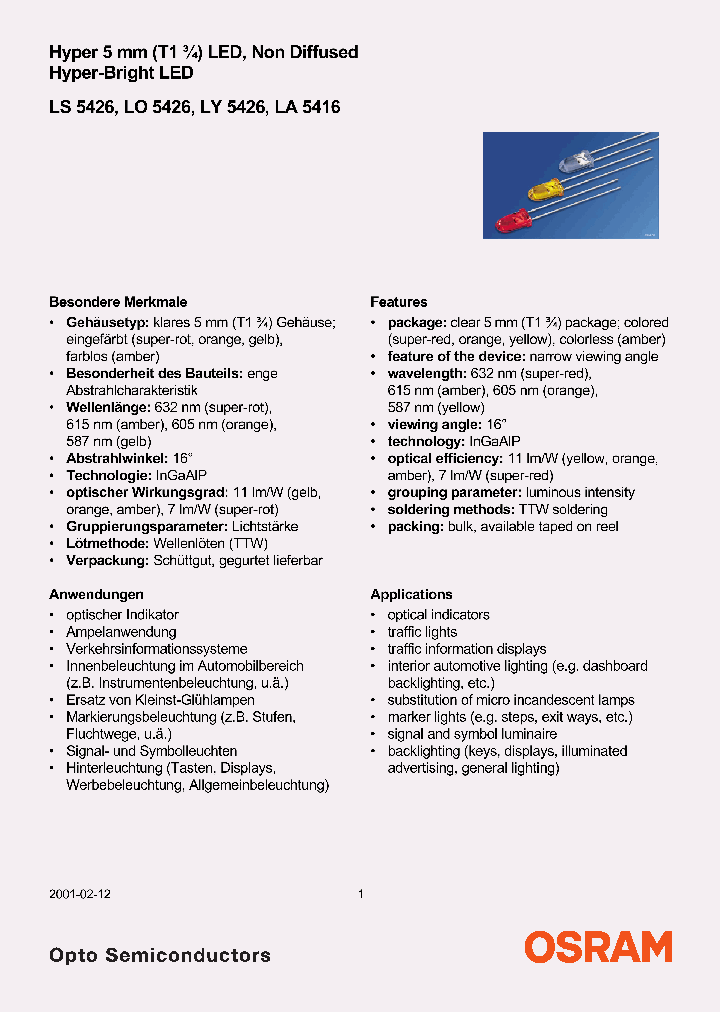 LS5426-VBW_131767.PDF Datasheet