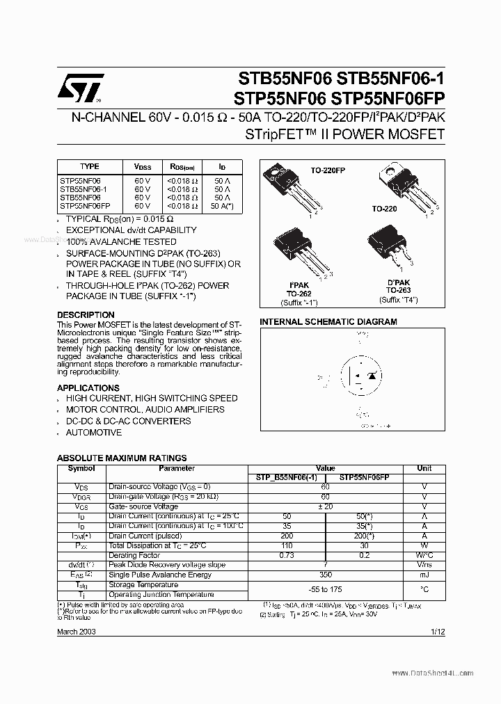 P55NF06_133272.PDF Datasheet