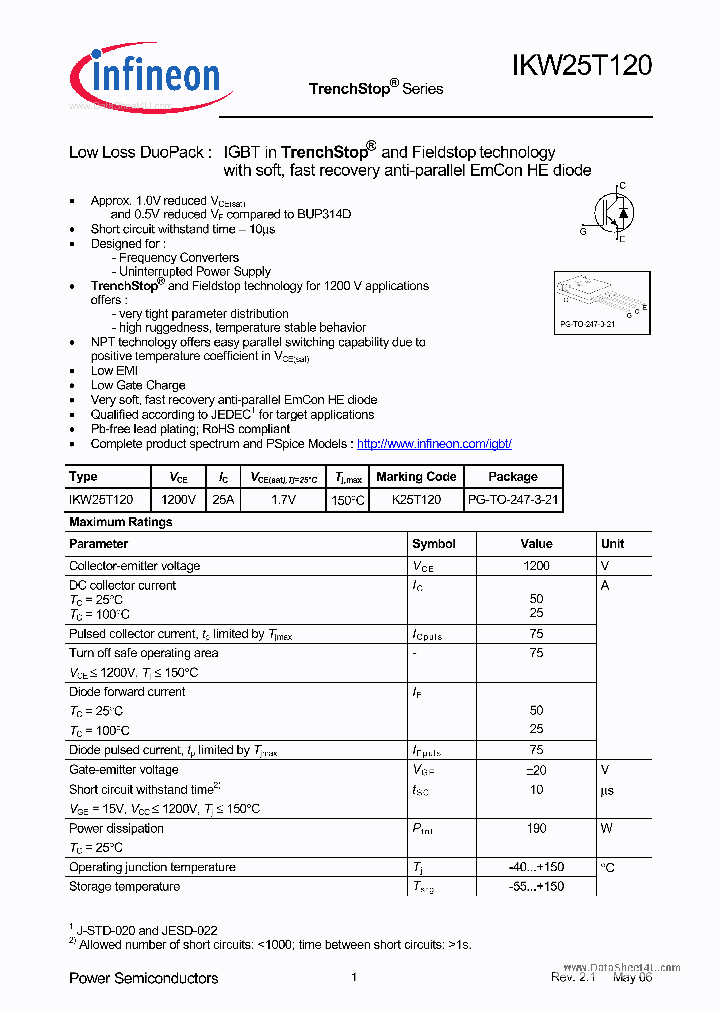 K25T120_133324.PDF Datasheet Download --- IC-ON-LINE