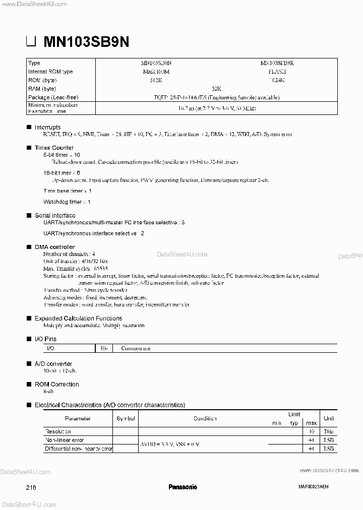 MN103SB9N_134676.PDF Datasheet