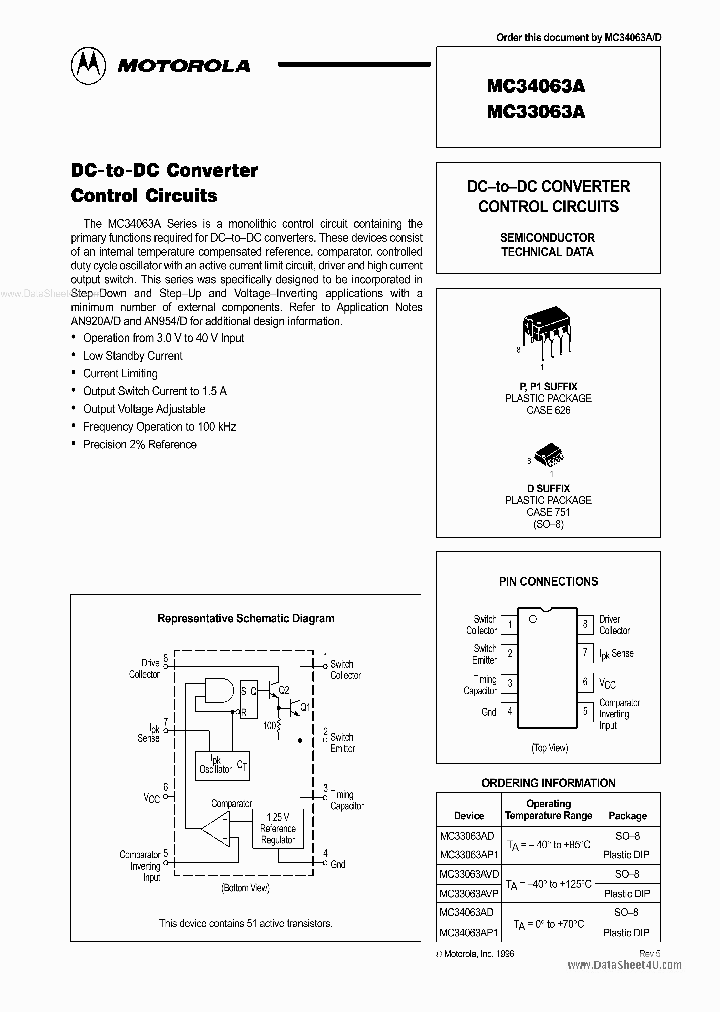 33063AP_134809.PDF Datasheet Download --- IC-ON-LINE