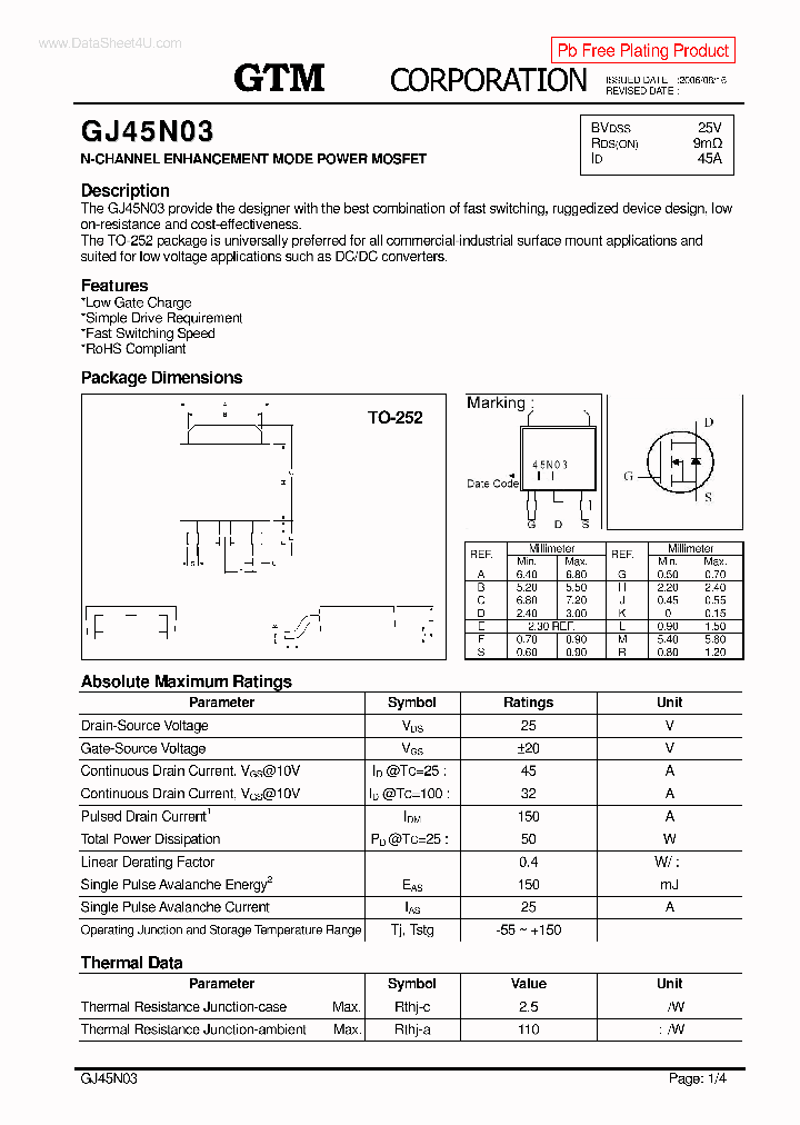 GJ45N03_136151.PDF Datasheet