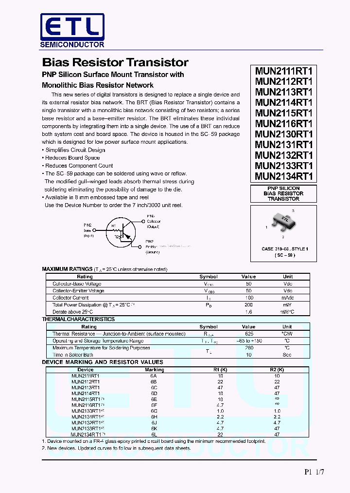 MUN2111RT1_136172.PDF Datasheet