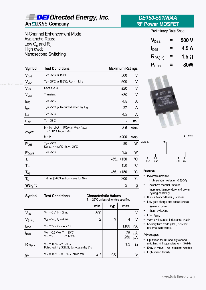 501N04A_136797.PDF Datasheet