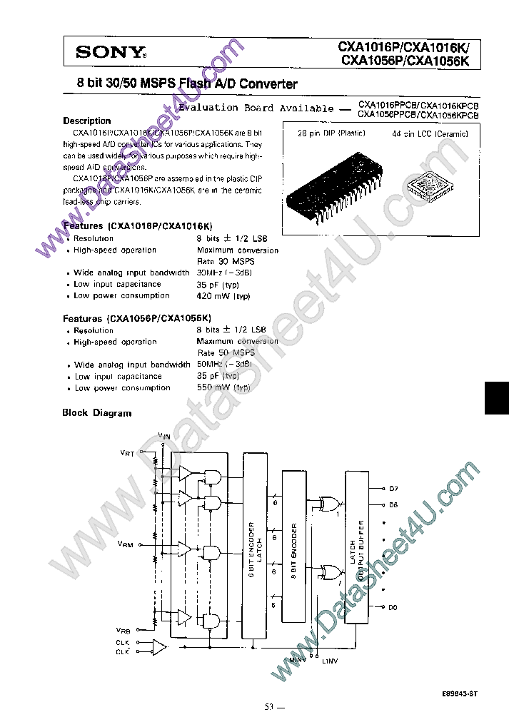 CXA1016_136862.PDF Datasheet