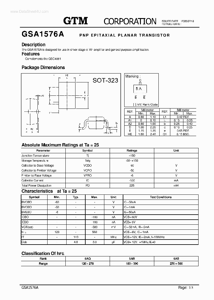 GSA1576A_137239.PDF Datasheet