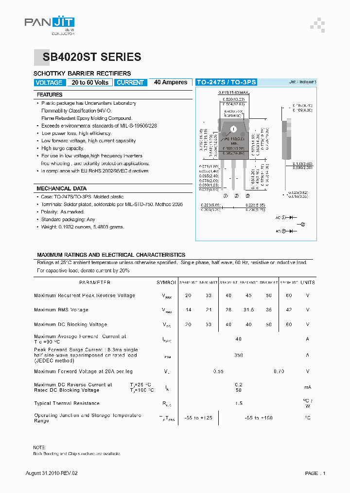 SB4030ST_144384.PDF Datasheet