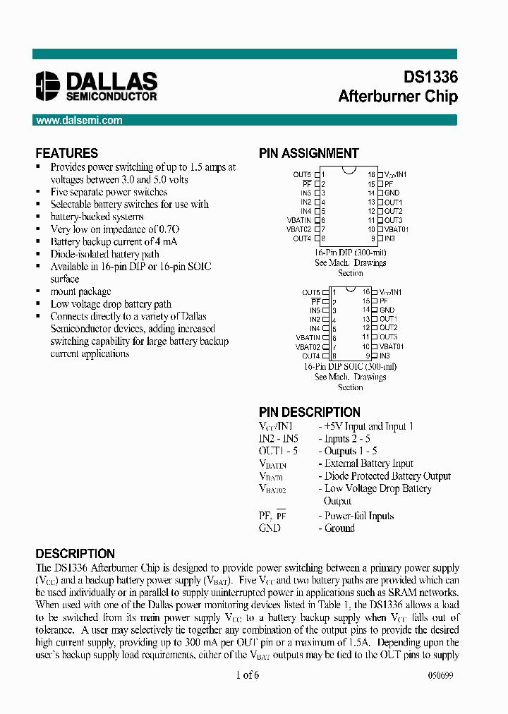 DS1336_138440.PDF Datasheet