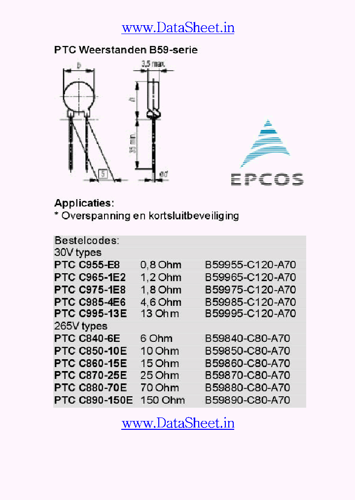 PTC-C9XX_139180.PDF Datasheet