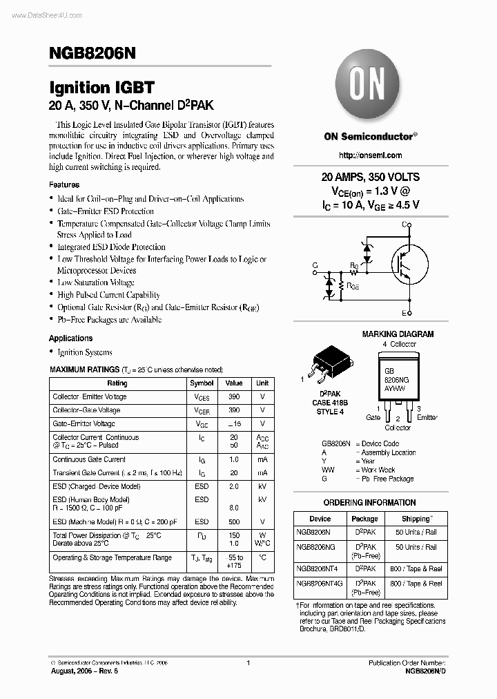 NGB8206N_139929.PDF Datasheet