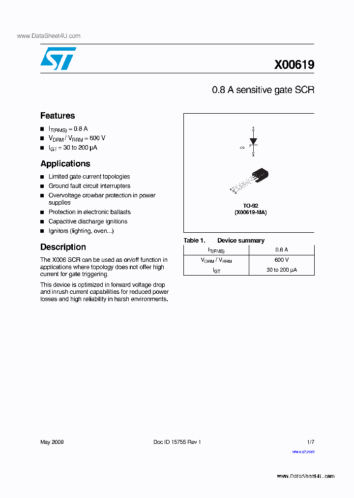 X00619_140681.PDF Datasheet