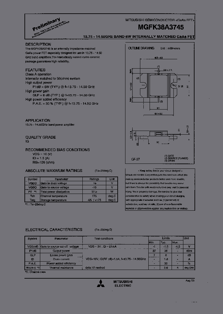 MGFK38A3745_150497.PDF Datasheet