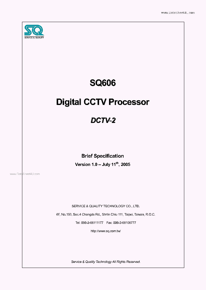 SQ606_143975.PDF Datasheet
