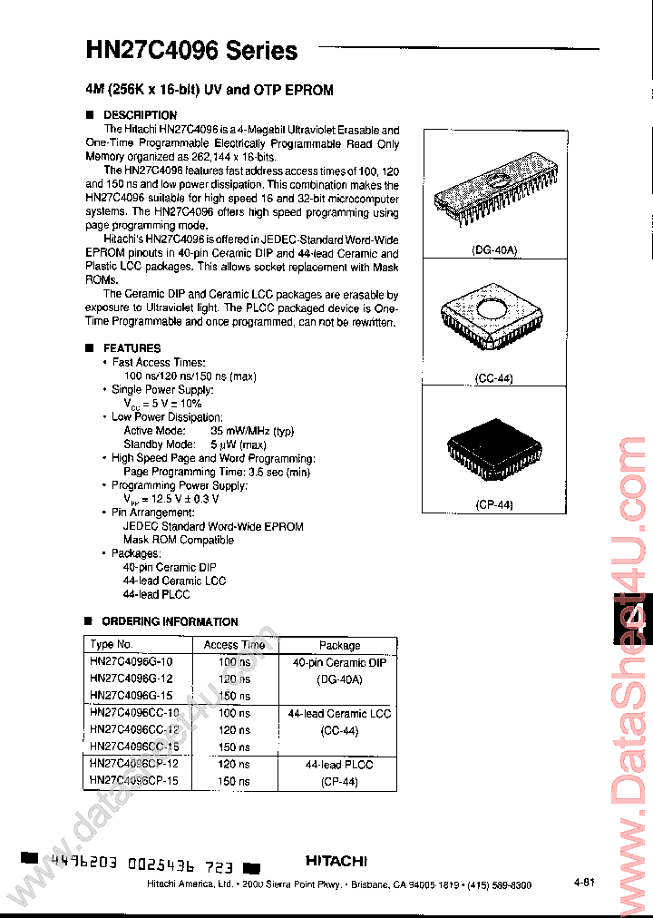 HN27C4096_144288.PDF Datasheet