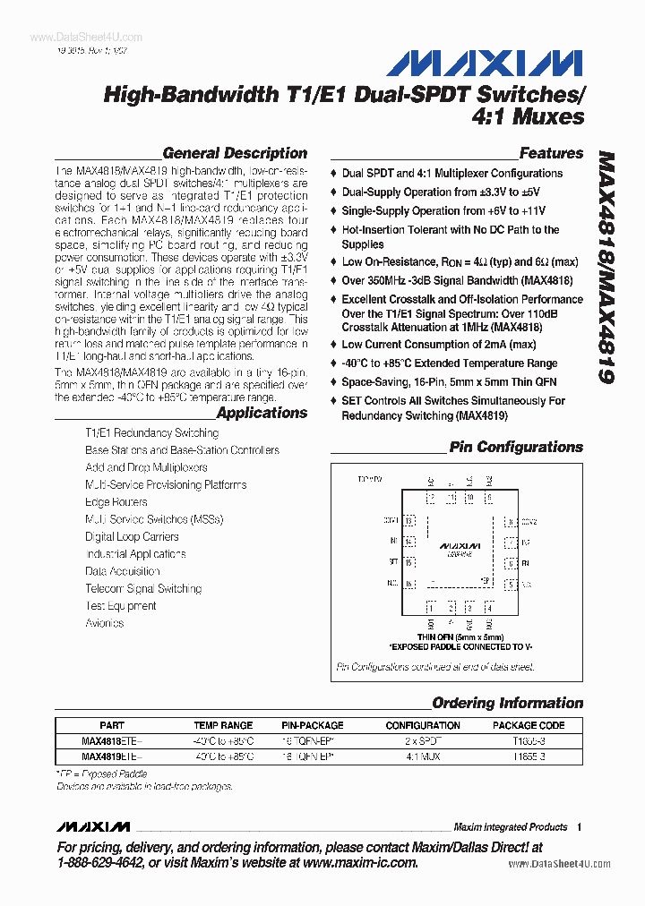 MAX4818_148473.PDF Datasheet