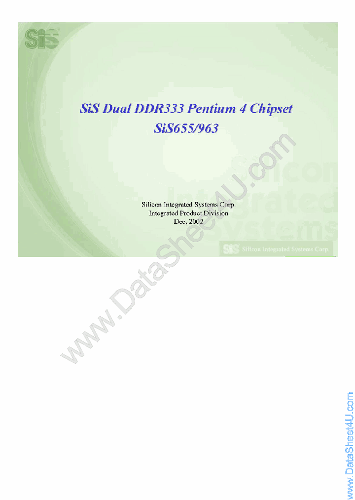 SIS655_151117.PDF Datasheet