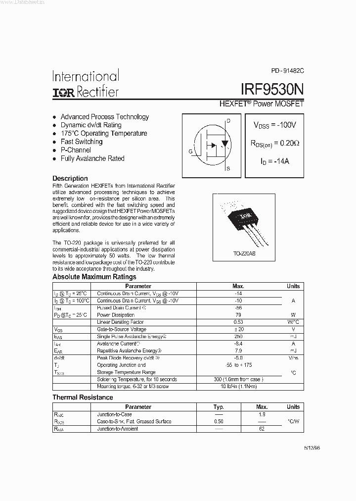 F9530N_154430.PDF Datasheet Download --- IC-ON-LINE