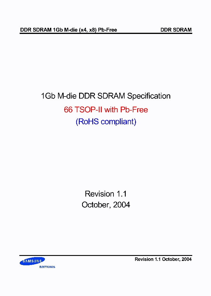 K4H1G0438M-UCLA2_162702.PDF Datasheet