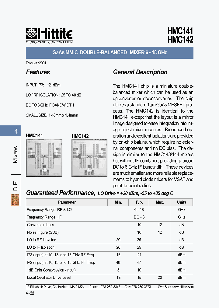 HMC141_167140.PDF Datasheet