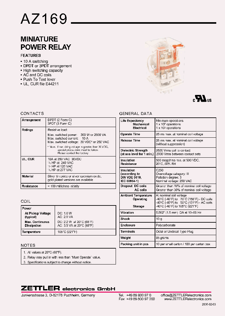 AZ169-2C-6A_175231.PDF Datasheet