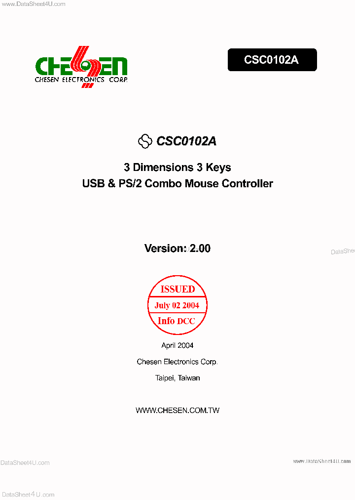 CSC0102A_155799.PDF Datasheet